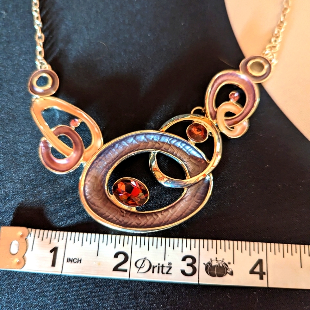 Spacey retro costume necklace